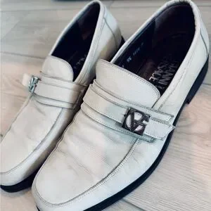Versace | Shoes | Gianni Versace White Suede Loafers 
